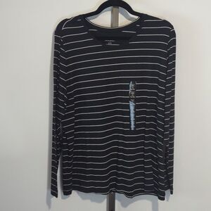 Banana Republic XL NWT Black and White